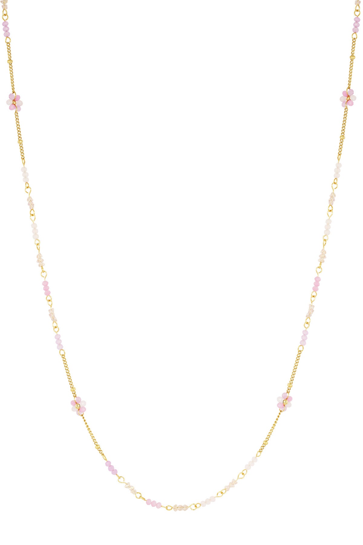 “Blooming breeze” lange ketting gold