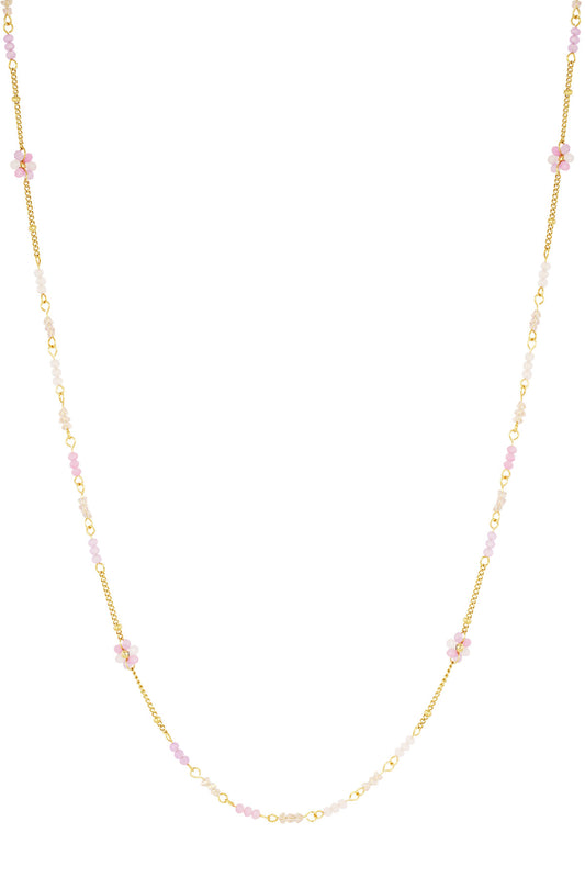 “Blooming breeze” lange ketting gold