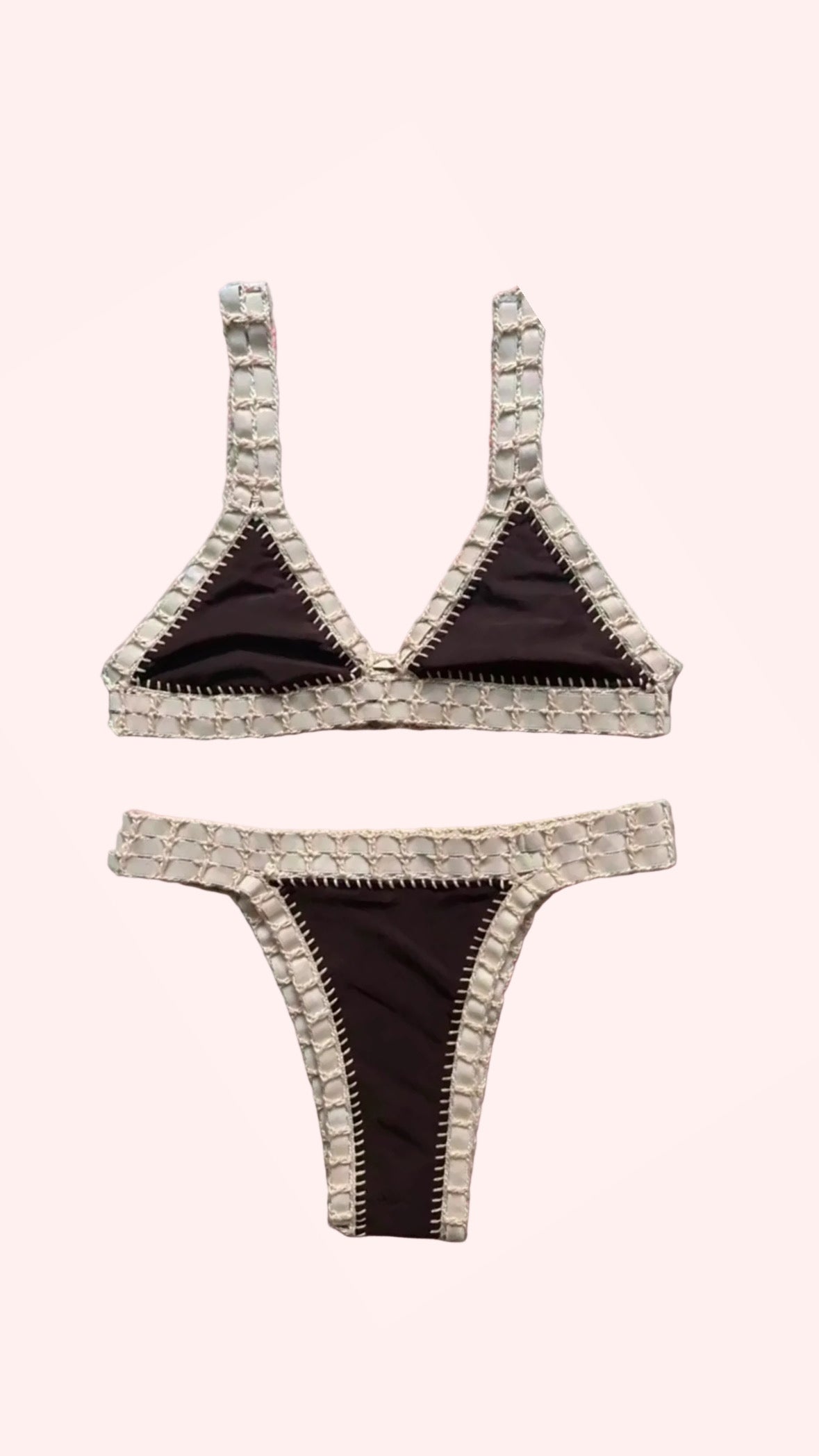 “Midnight Stitch” Bikini Brown